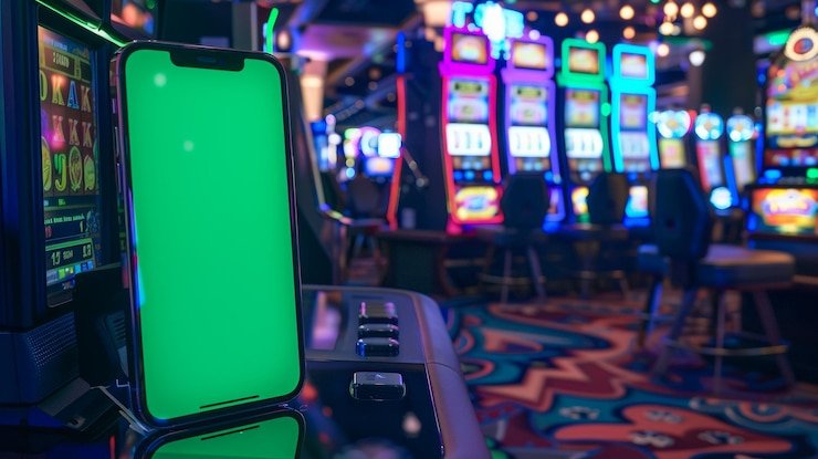 Studio dealer simont dengan meja Joker Gaming dan multi-camera setup HD menampilkan permainan interaktif